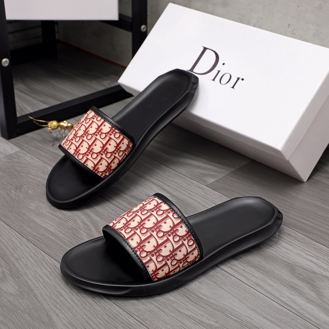 Men D*ior Top Quality slippers