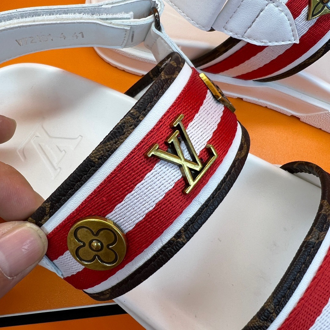 Men L*ouis V*uitton Top Slippers