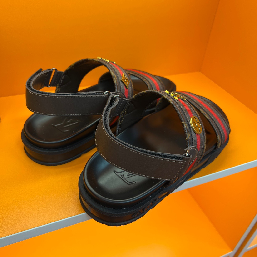 Men L*ouis V*uitton Top Slippers