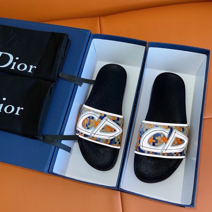 Men D*ior Top Quality slippers