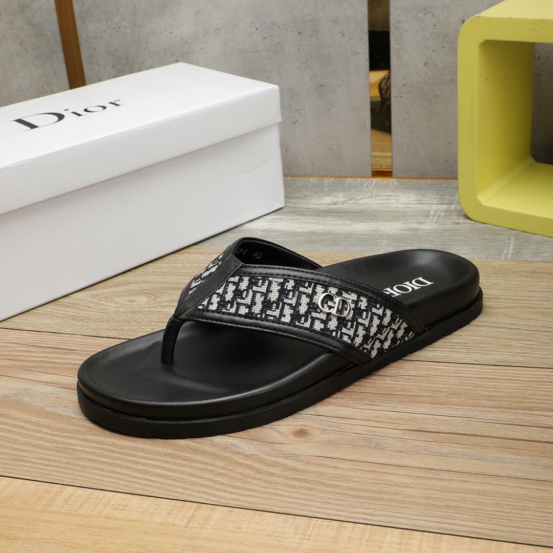 Men D*ior Top Quality slippers