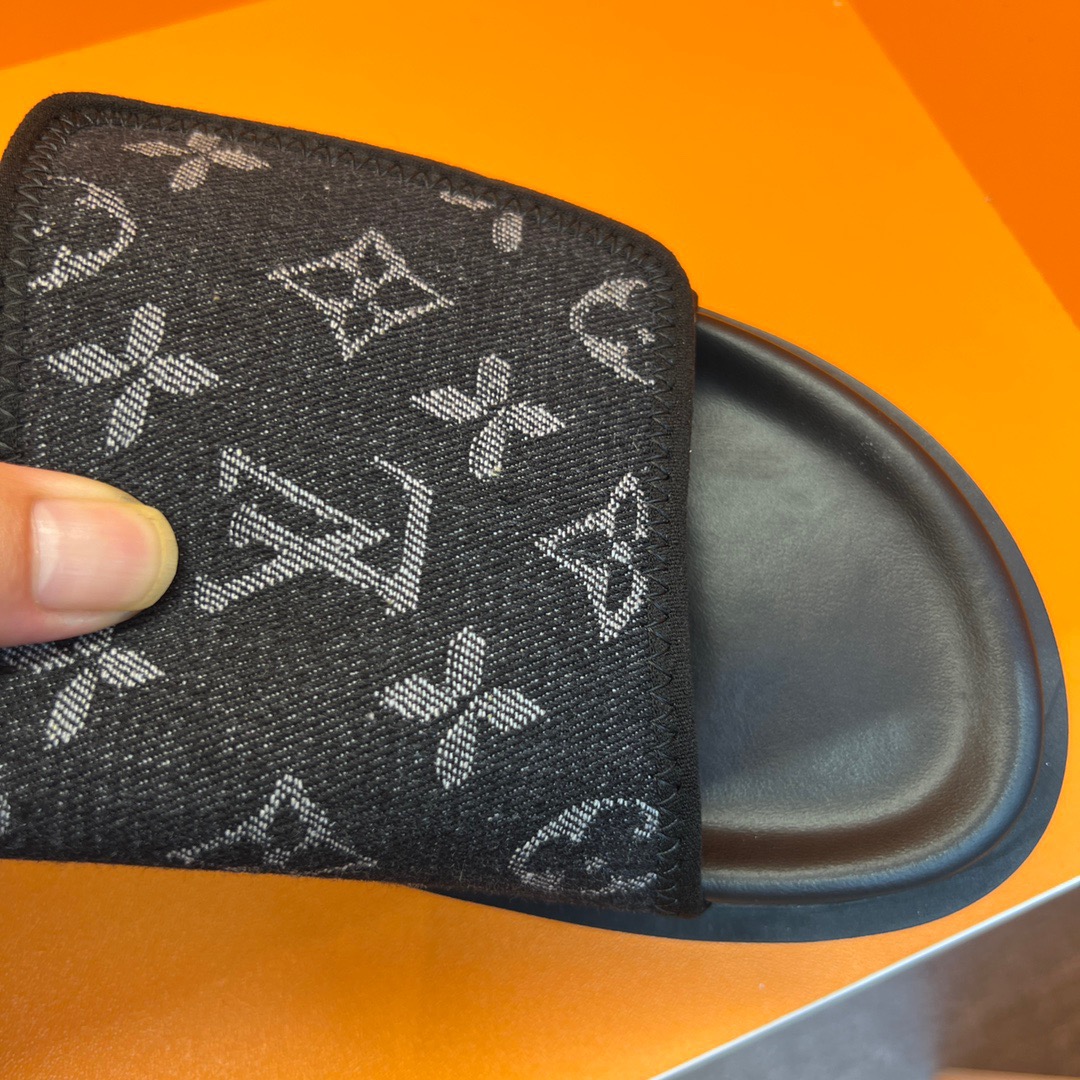 Men L*ouis V*uitton Top Slippers