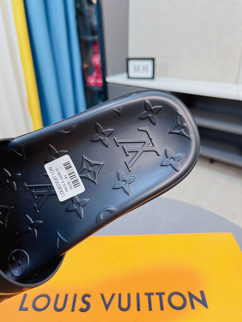 Men L*ouis V*uitton Top Slippers