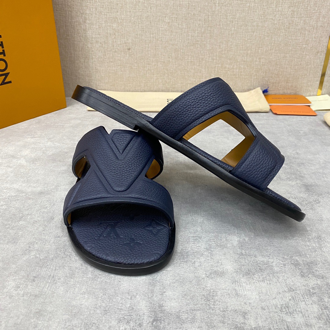Men L*ouis V*uitton Top Slippers