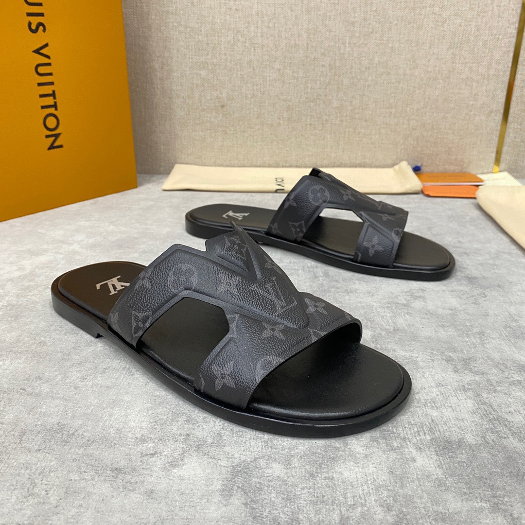 Men L*ouis V*uitton Top Slippers