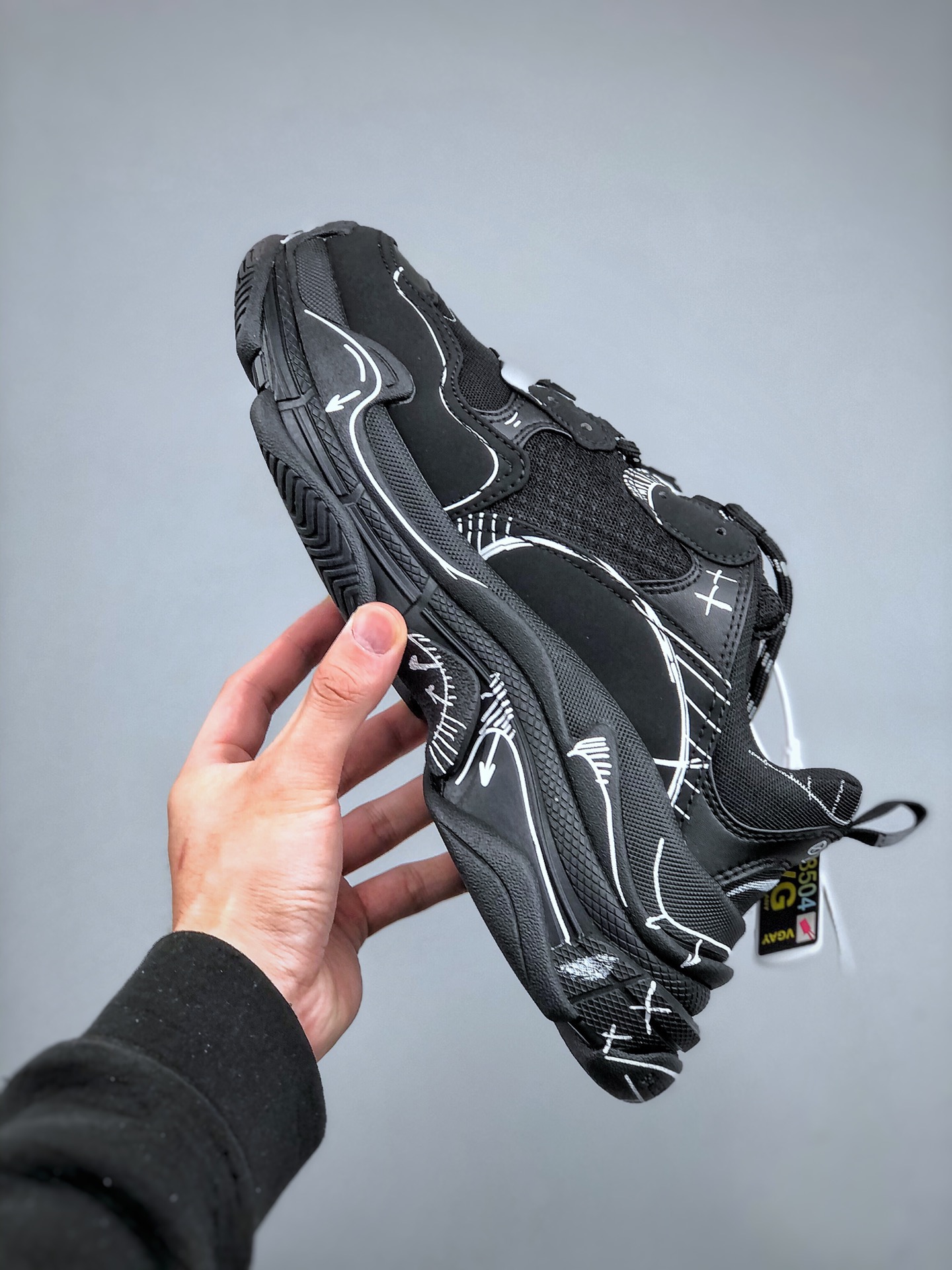 B*alenciaga Top Sneakers