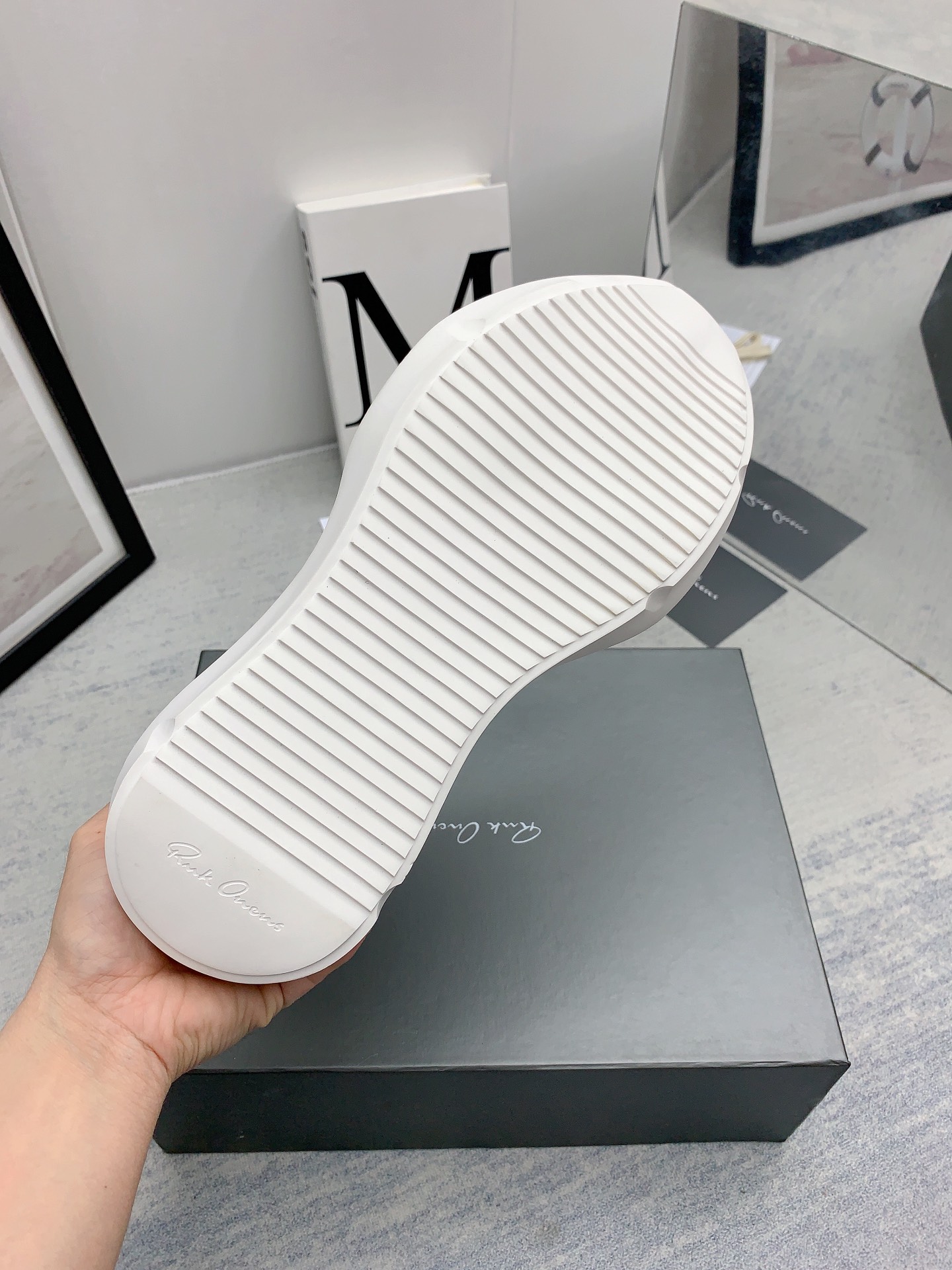 Men Women R*ick O*wens Top Sneaker