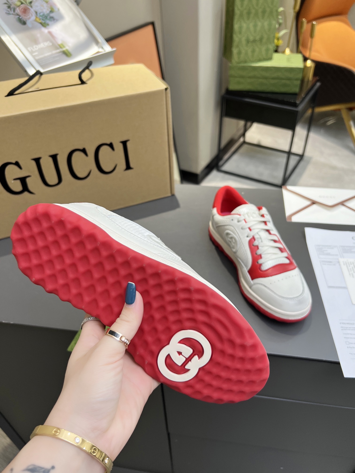 Men Women G*ucci Top Sneaker