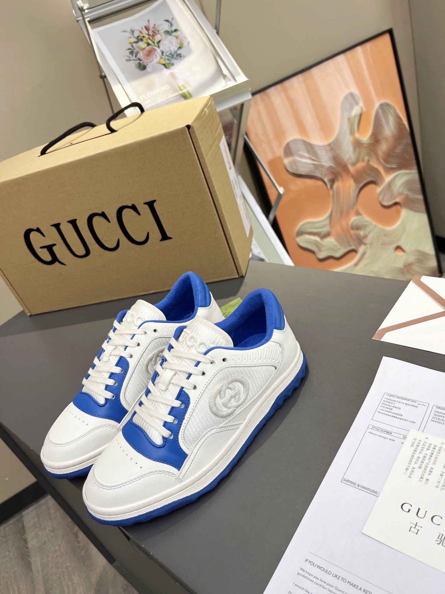 Men Women G*ucci Top Sneaker