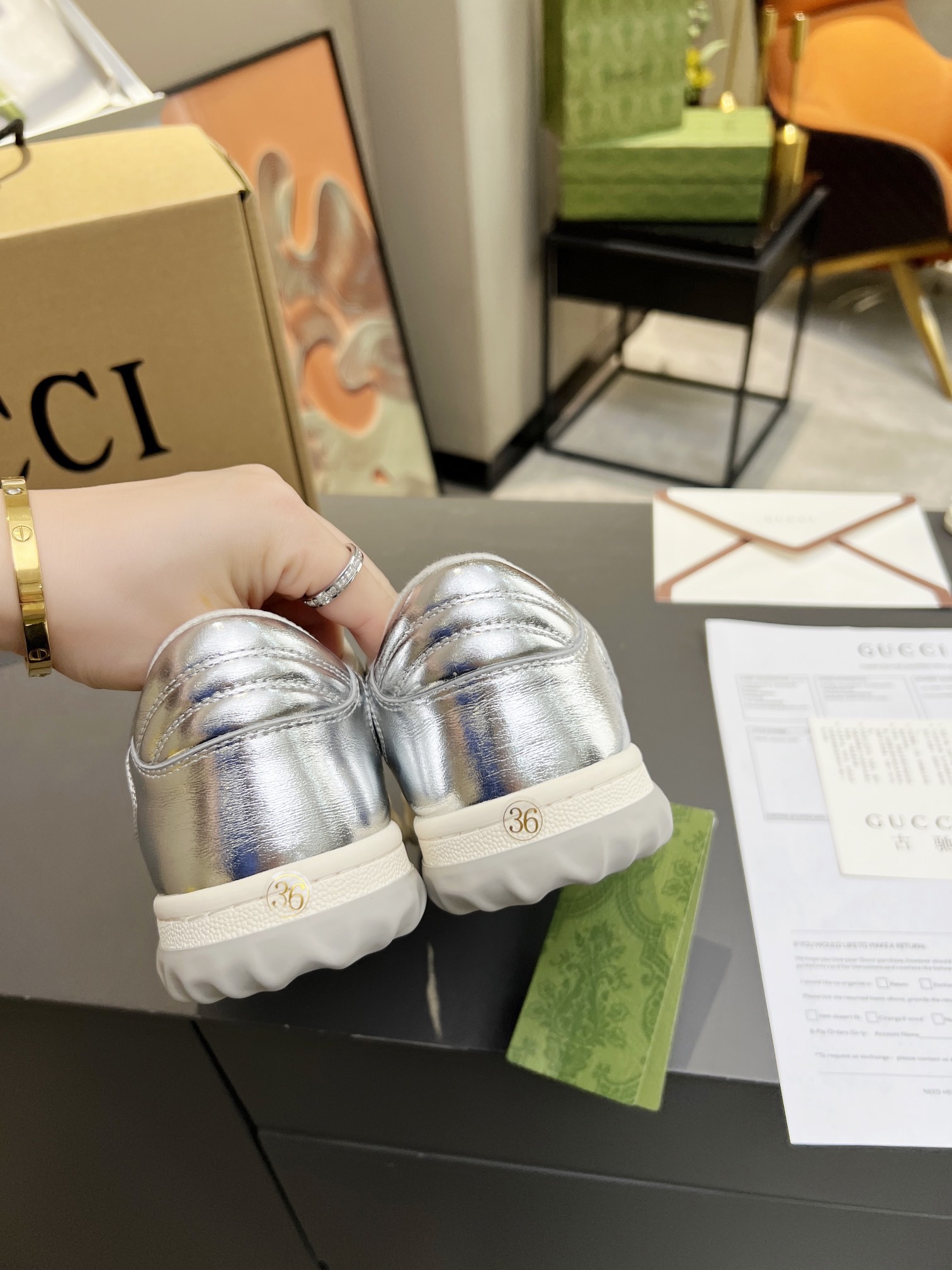 Men Women G*ucci Top Sneaker