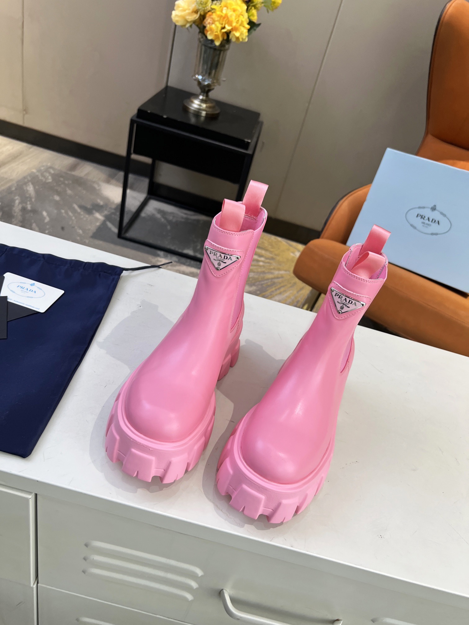 Women P*rada Top Sneakers