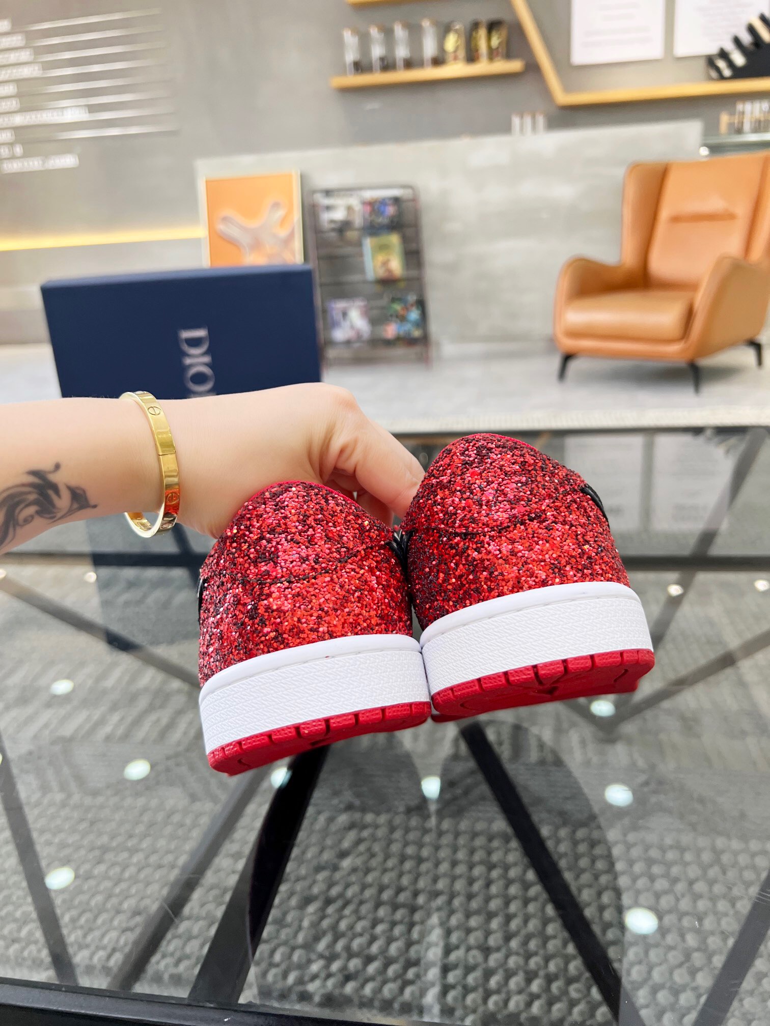 Men D*ior Top Sneakers