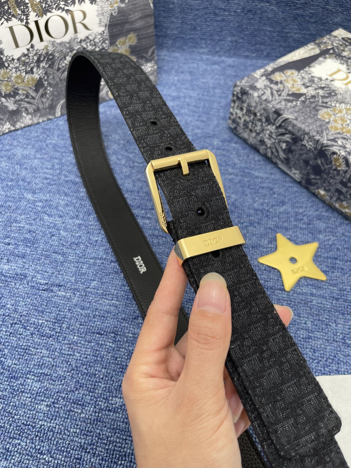 D*ior Belts Top Quality 35MM