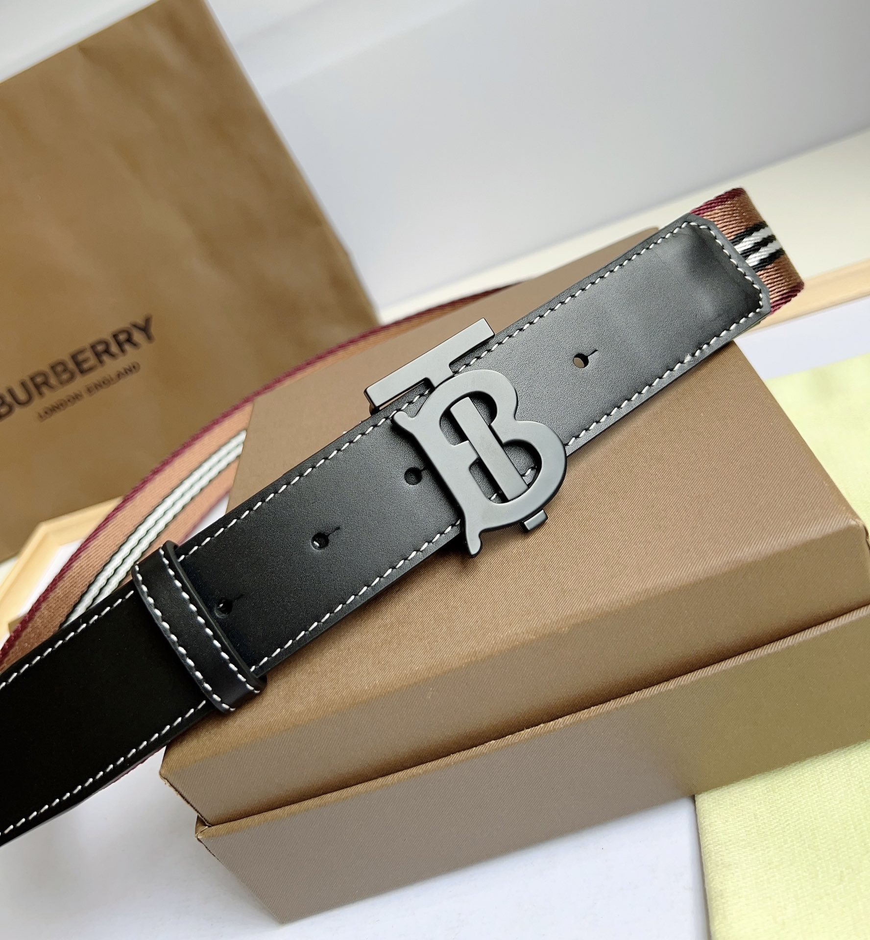 B.urberrry Belts Top Quality 35MM