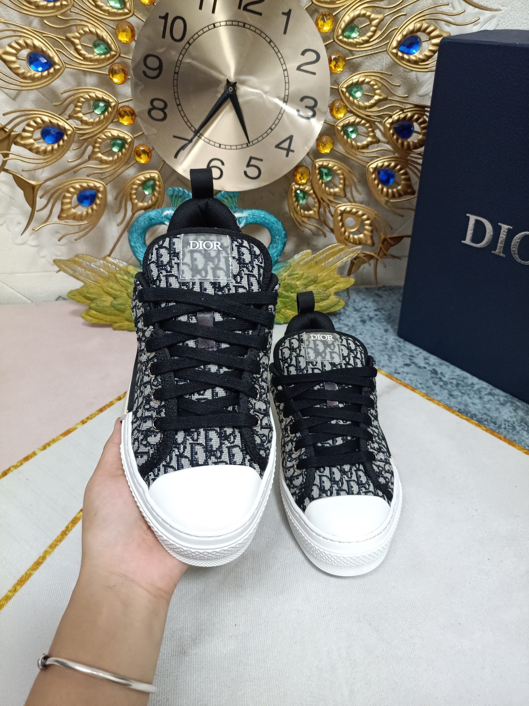 Men Women D*ior Top Sneaker