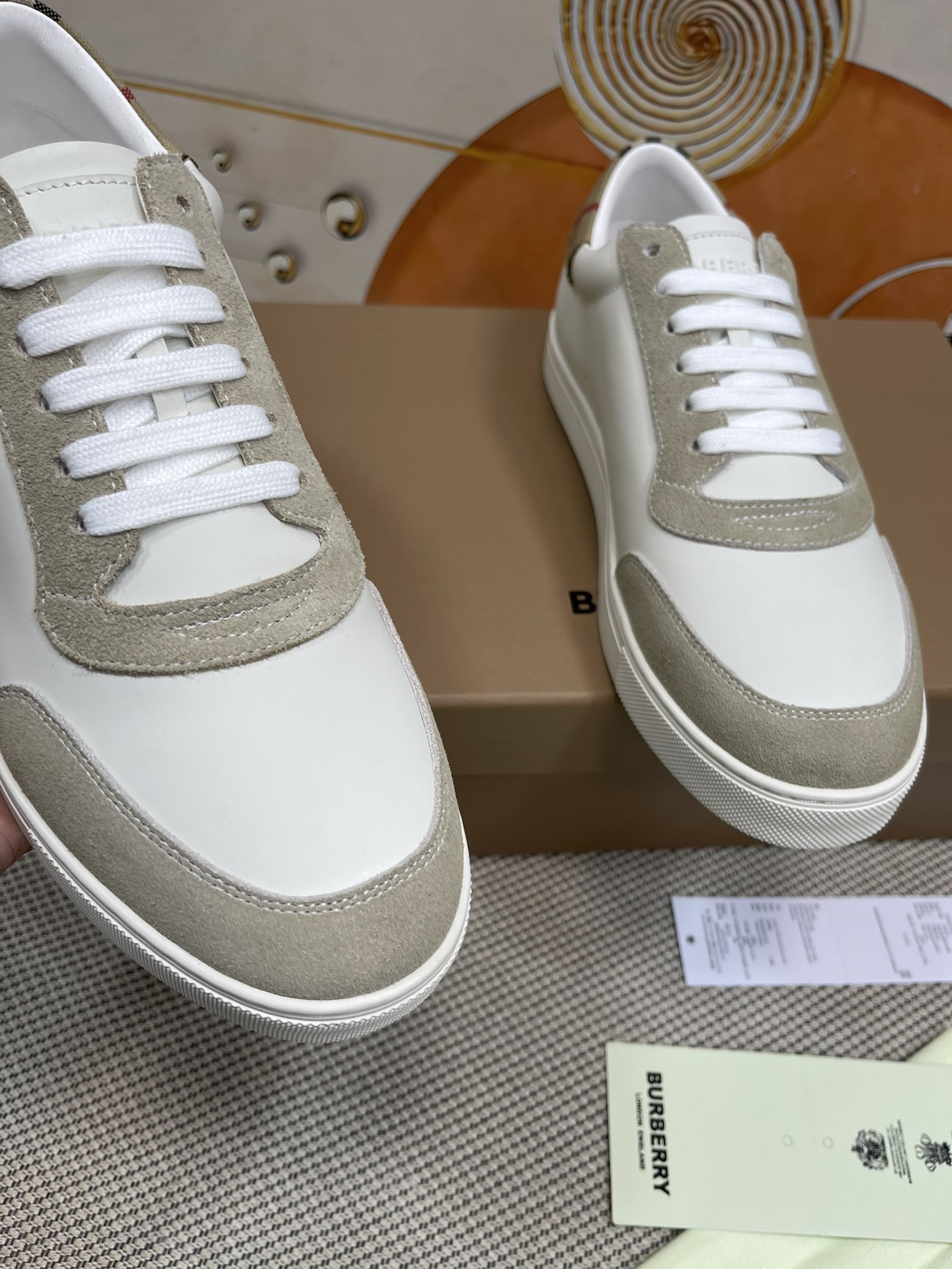 Men B*urberry Top Sneaker