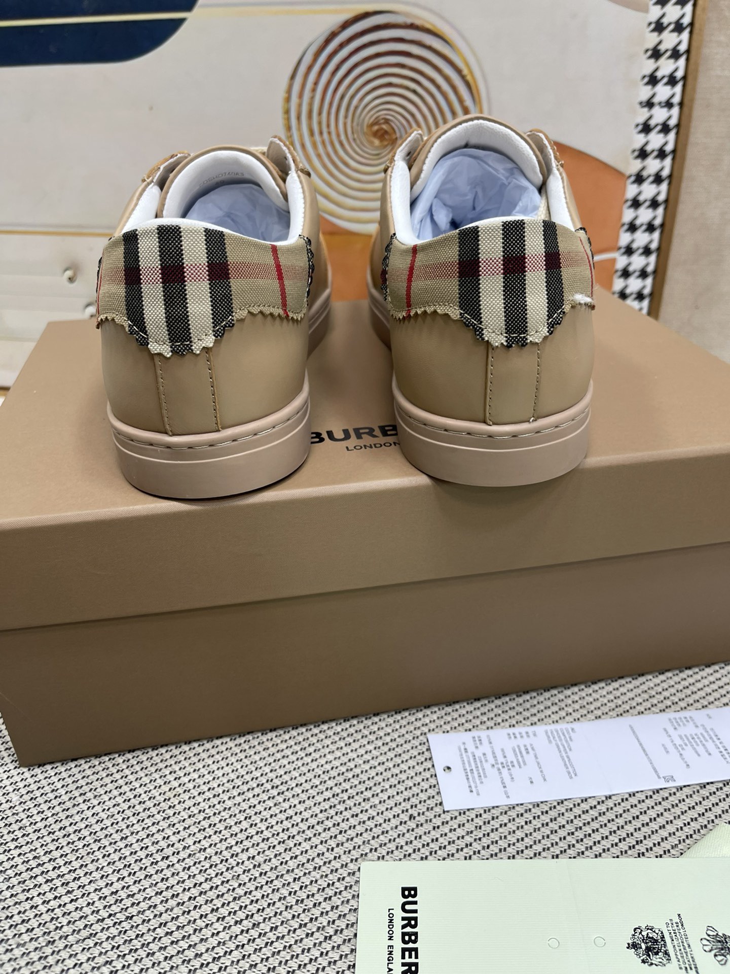 Men B*urberry Top Sneaker