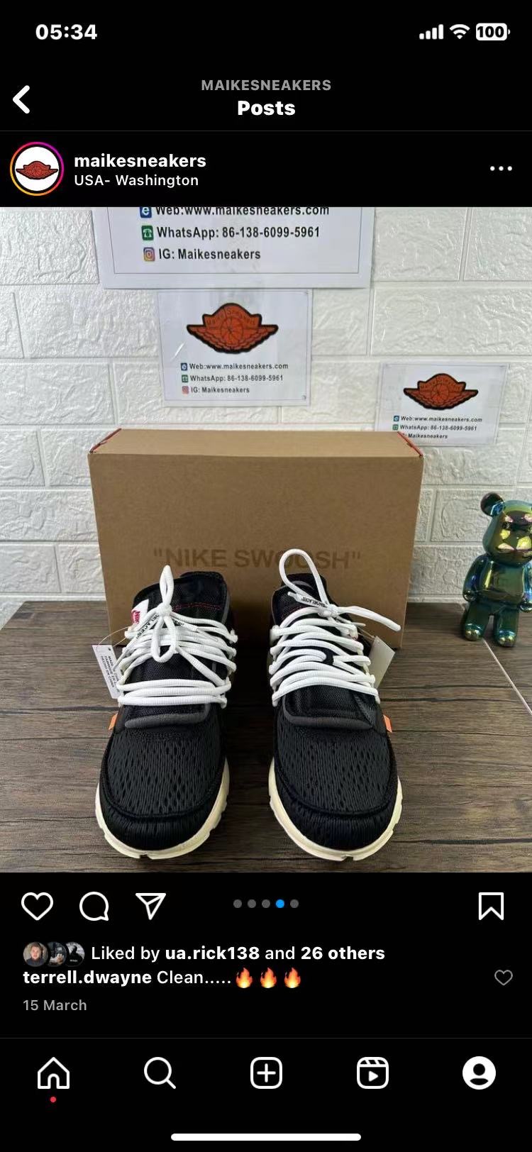 from Off White Nike Air Presto 2.0