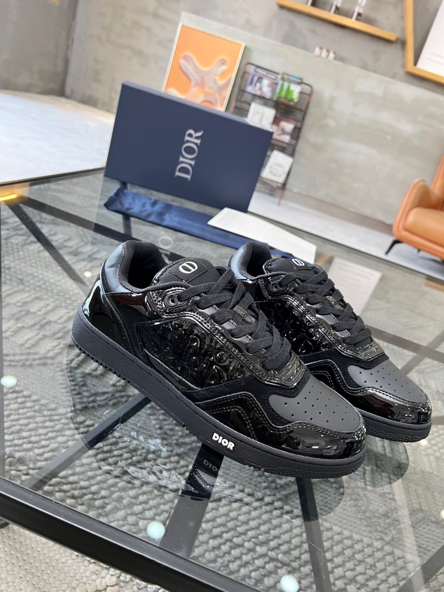 Men Women D*ior Top Sneaker