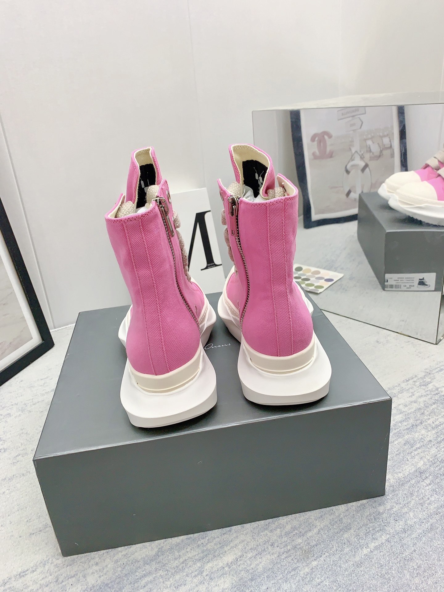 Men Women R*ick O*wens Top Sneaker