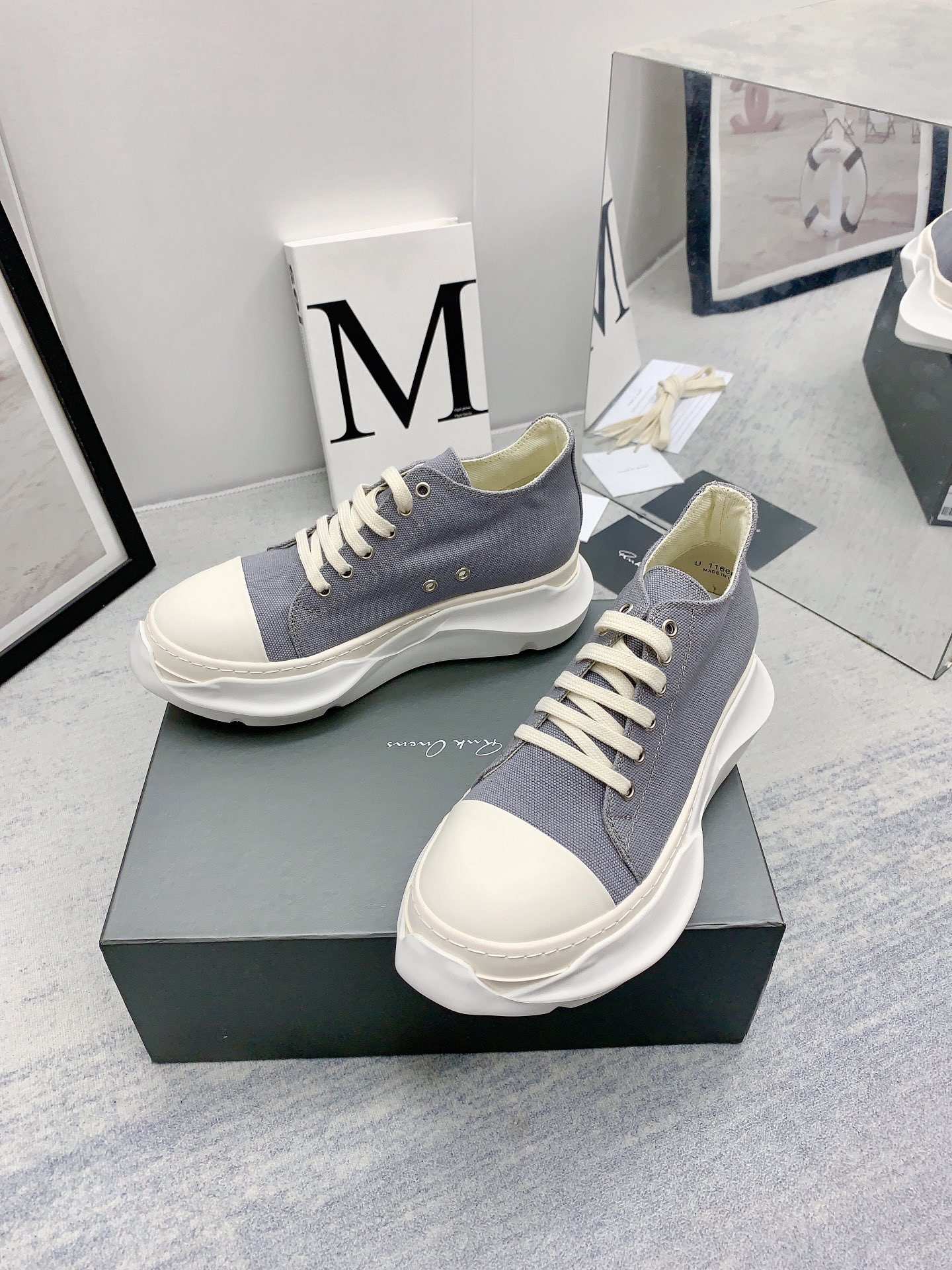 Men Women R*ick O*wens Top Sneaker