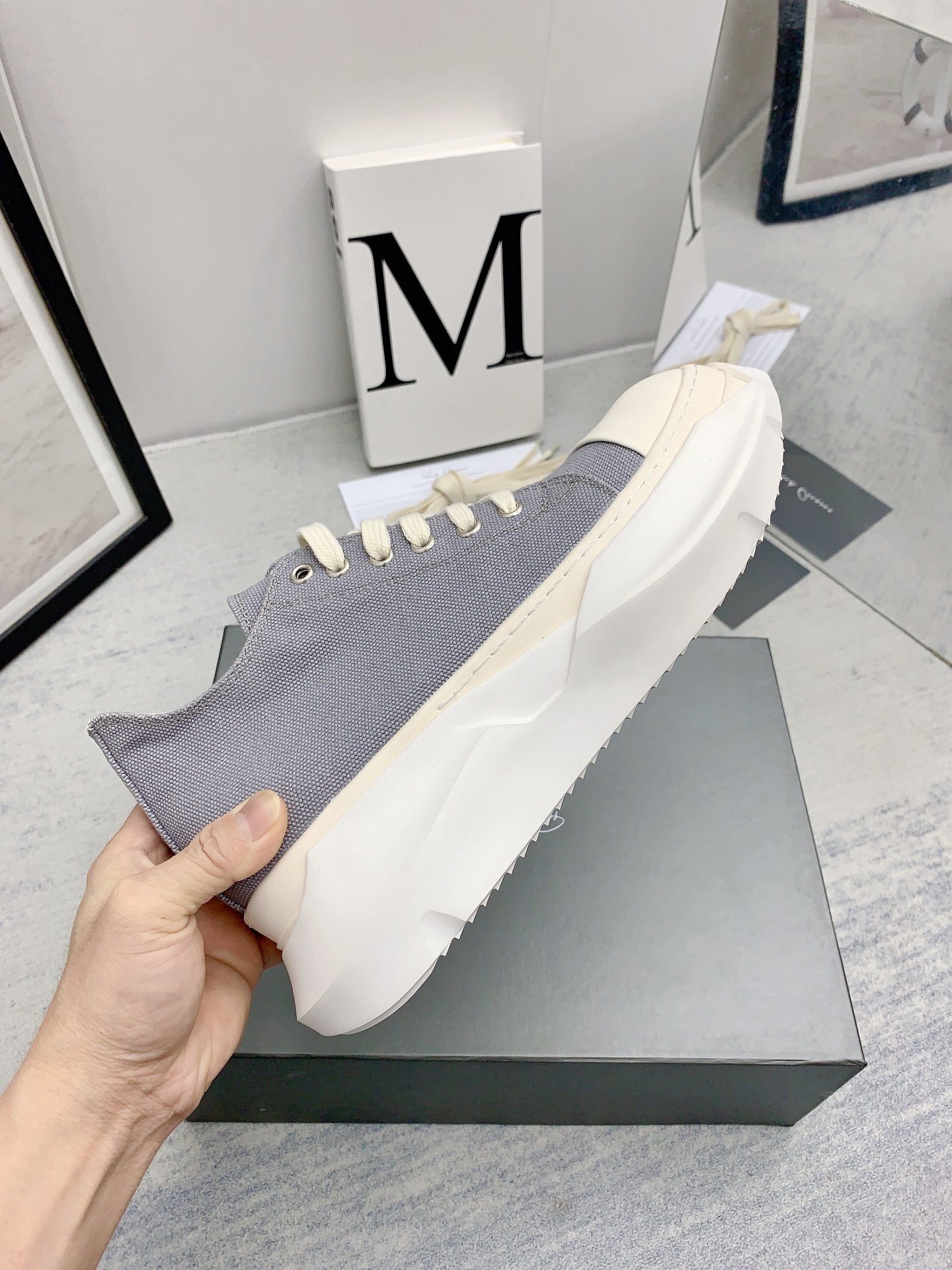 Men Women R*ick O*wens Top Sneaker