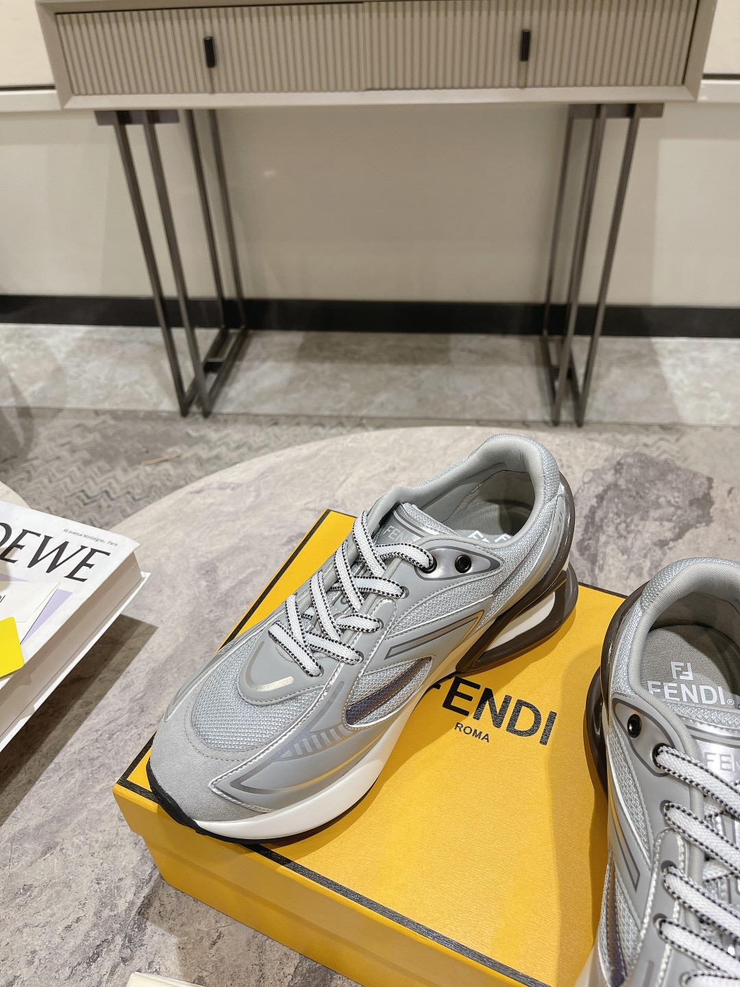 Men Women F*endi Top Sneaker