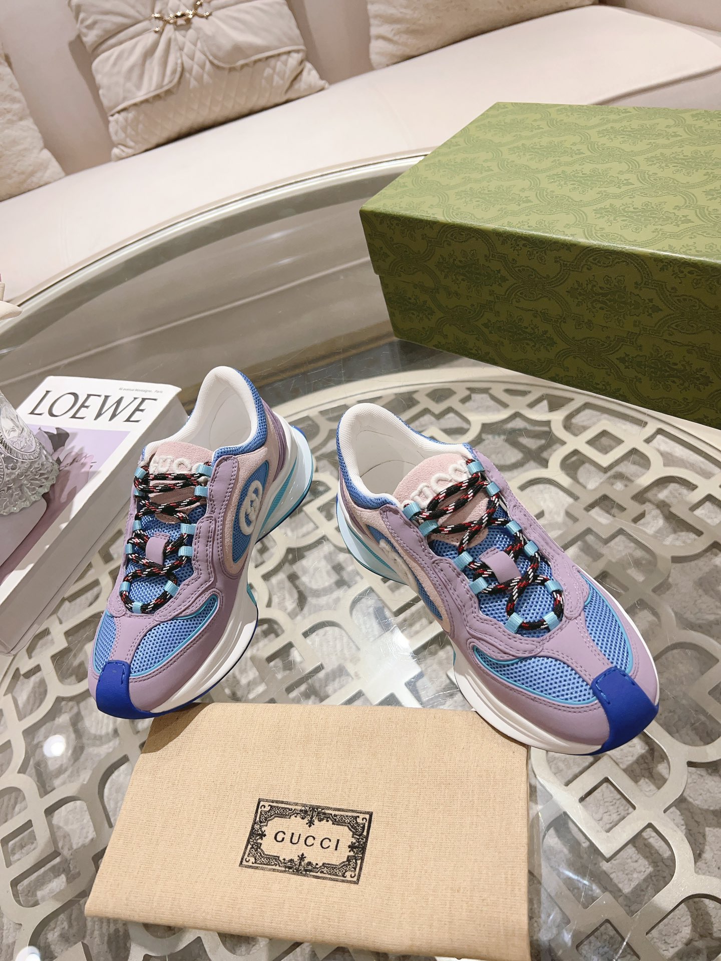 Men Women G*ucci Top Sneaker