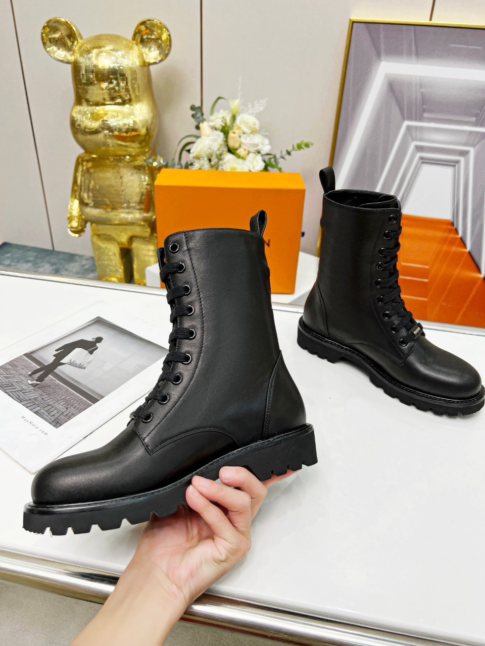 Men L*ouis V*uitton Top Sneaker