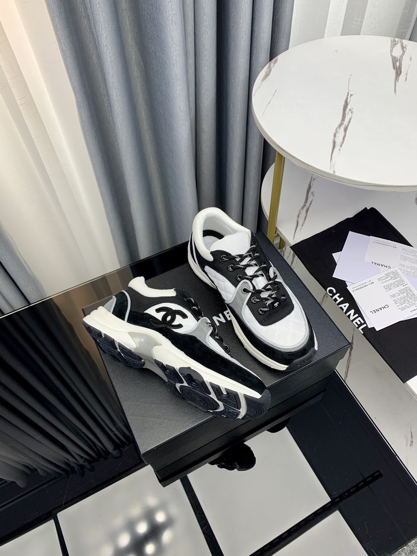 Men Women C*hanel Top Sneaker