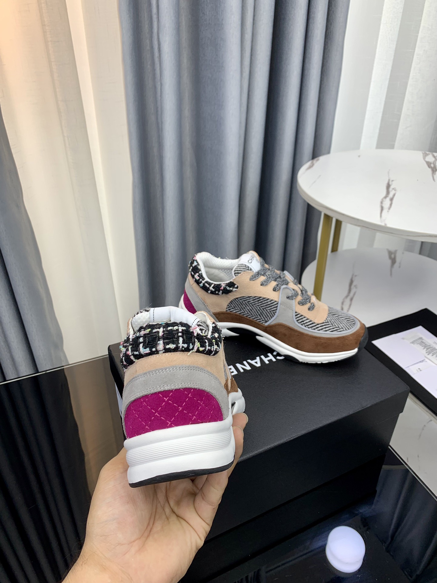 Men Women C*hanel Top Sneaker