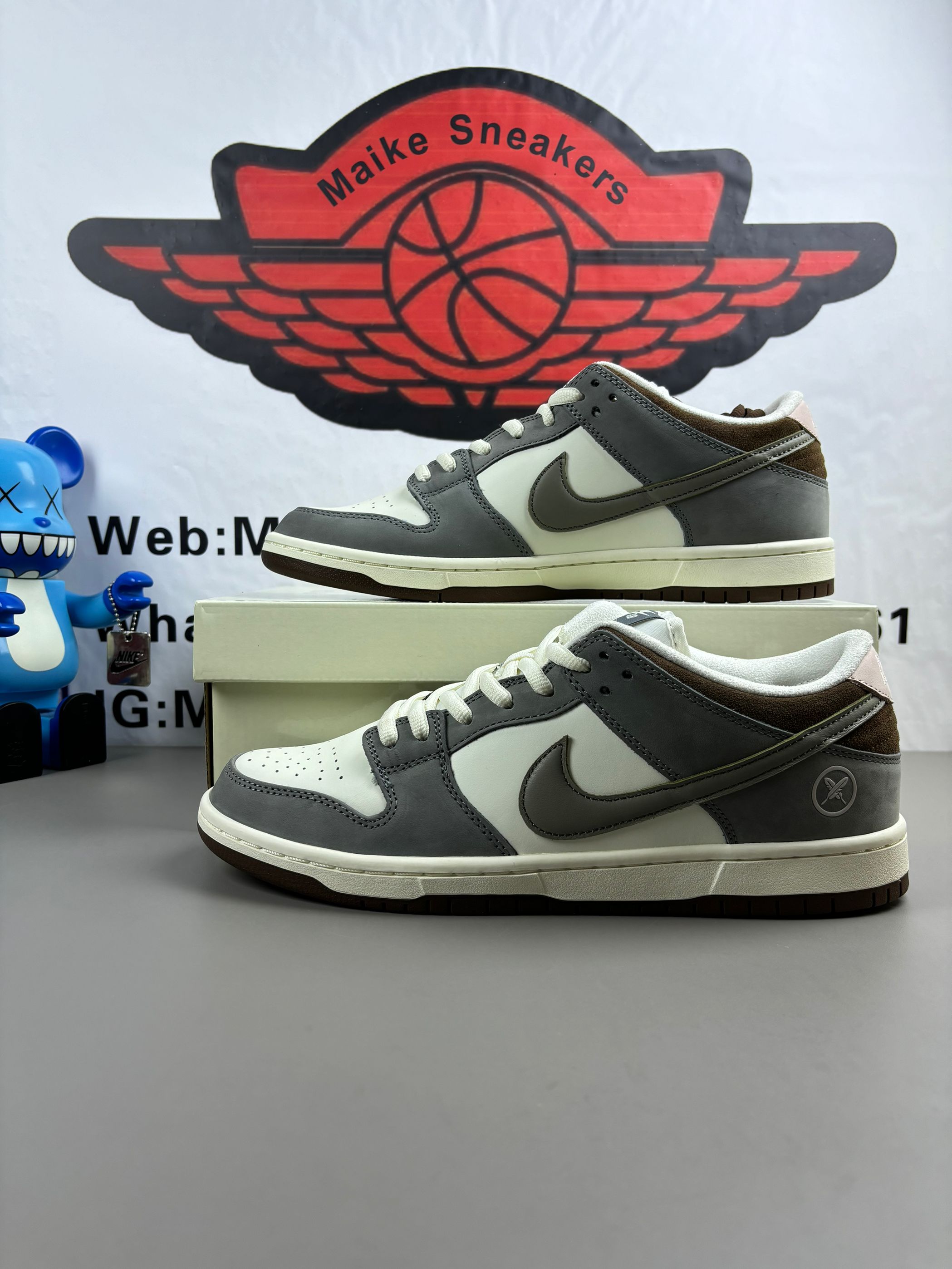 Yuto H*origome x NK SB Dunk Low Soft Mid-Grey