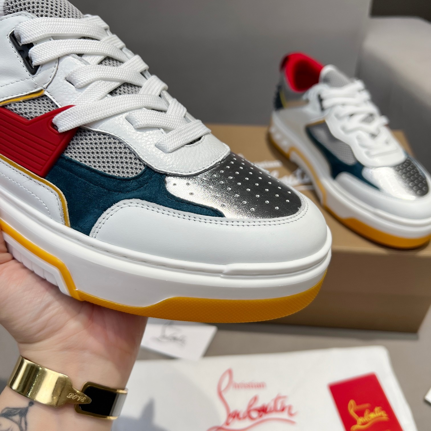 C*hristian ·Louboutin men women TOP sneakers