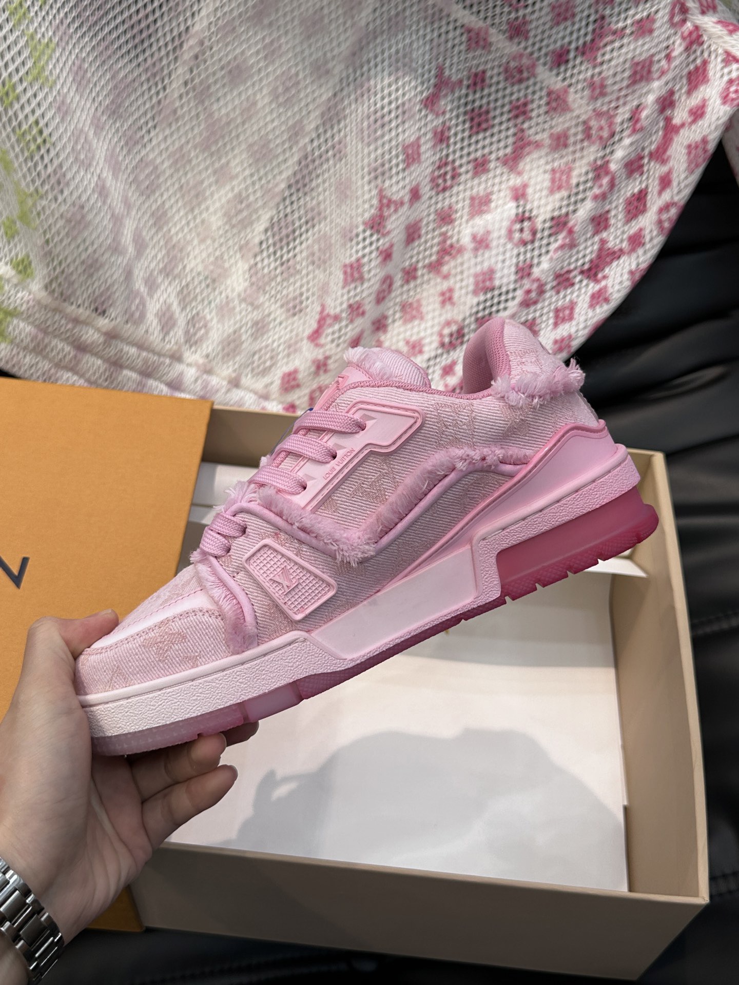 Men Women L*ouis V*uitton Top Sneaker