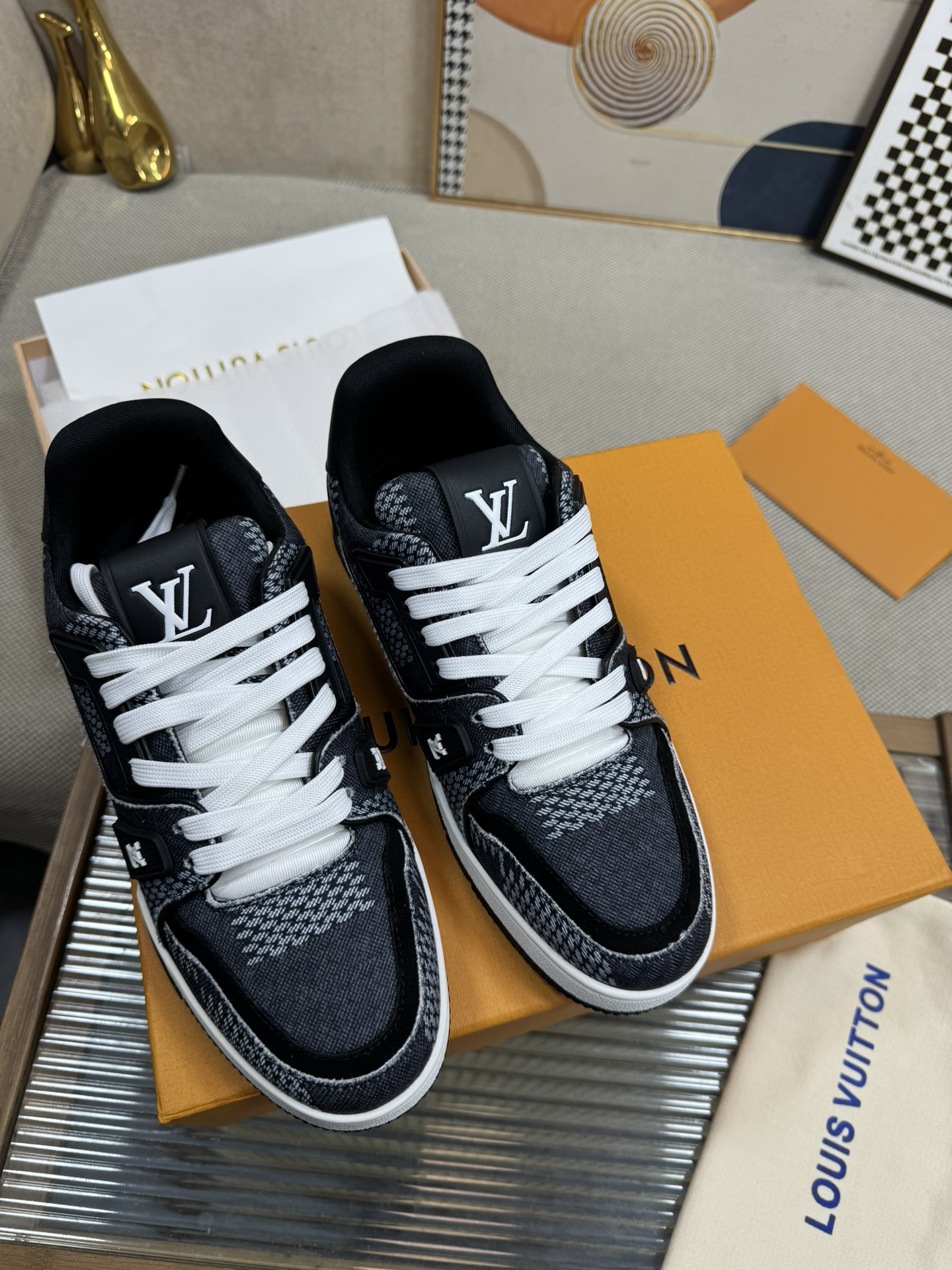 Men Women L*ouis V*uitton Top Sneaker L*V Trainer