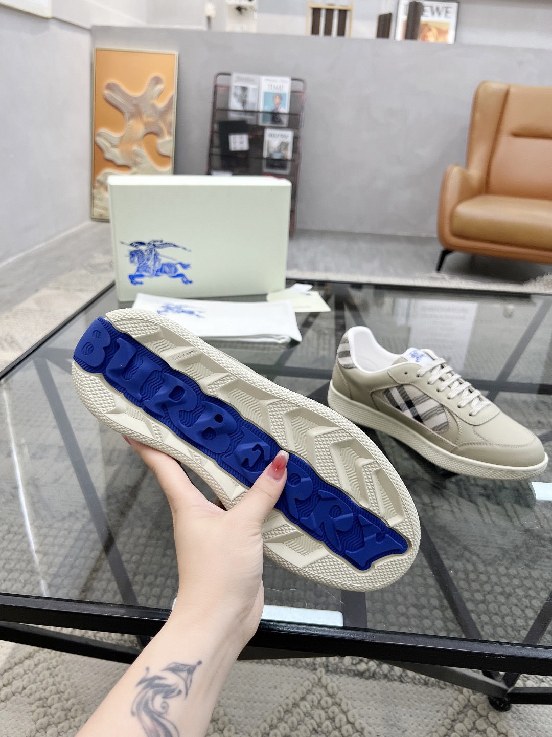 Men B*rberry Sneaker （）