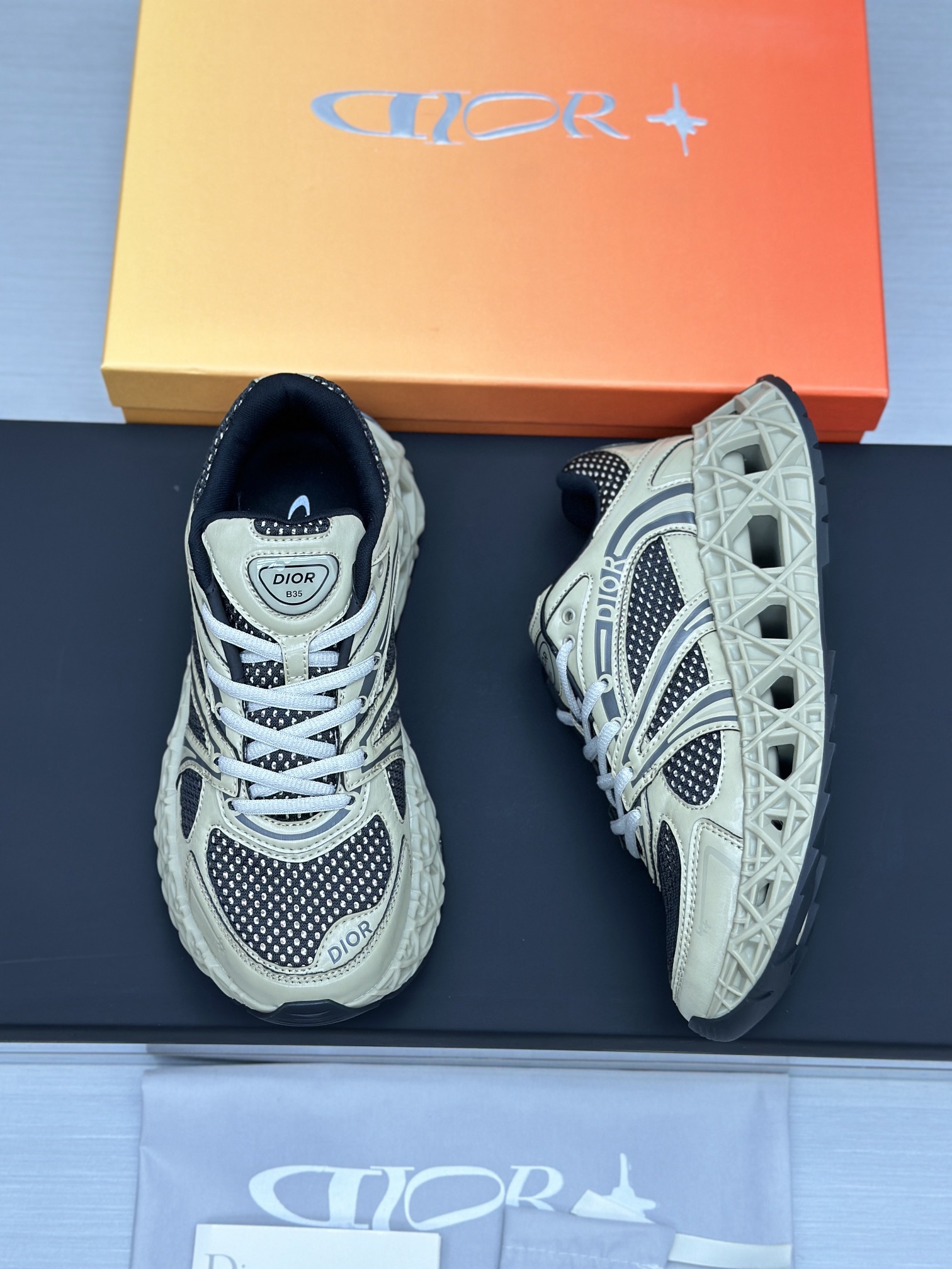 Men D*ior Top Sneaker（）