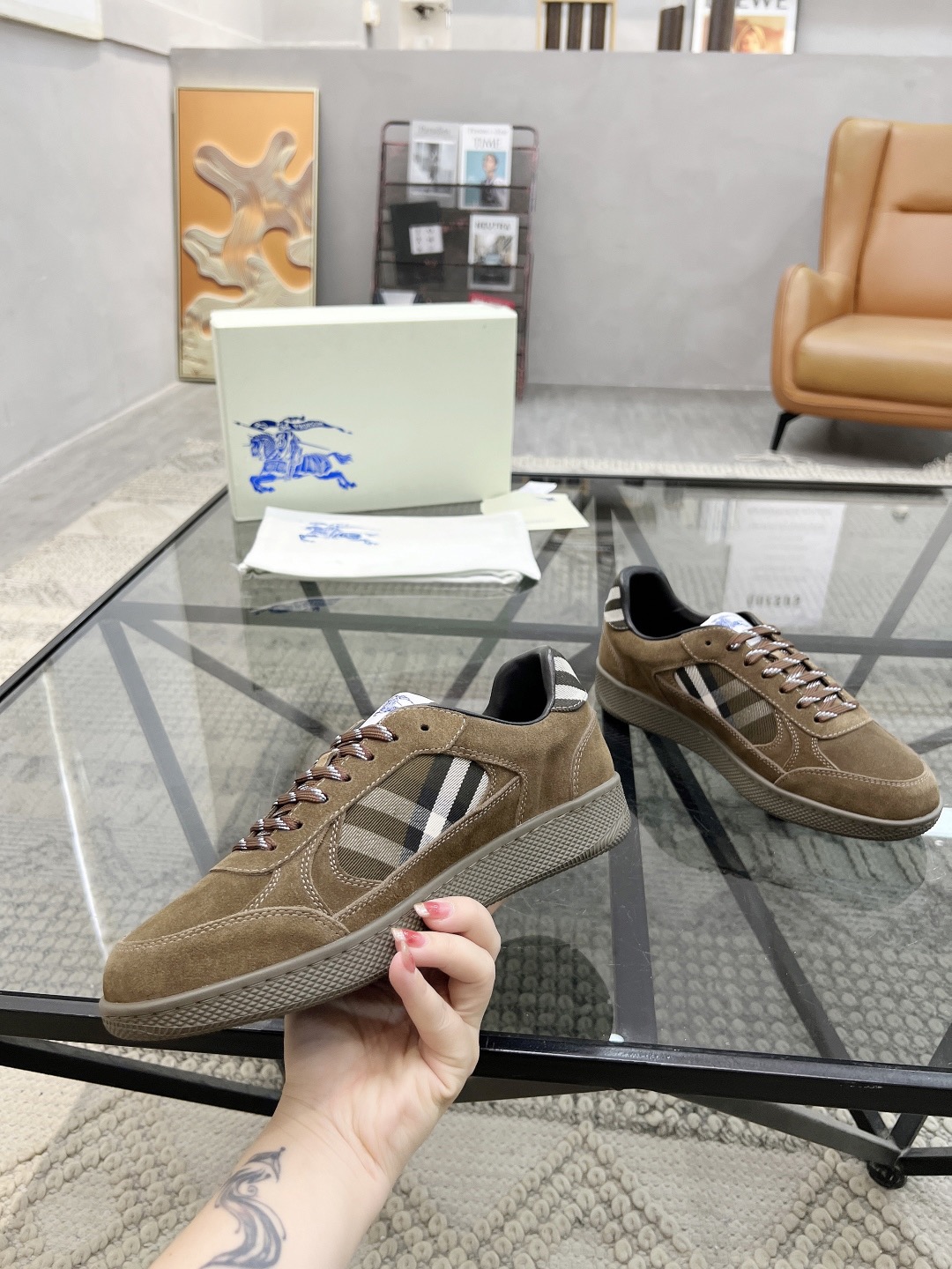 Men B*rberry Sneaker （）