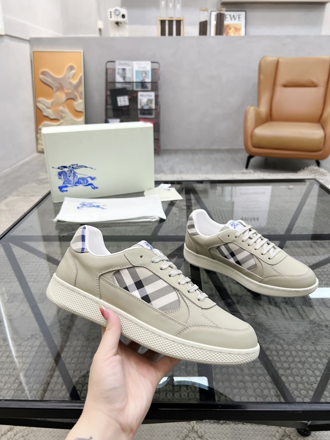 Men B*rberry Sneaker （）