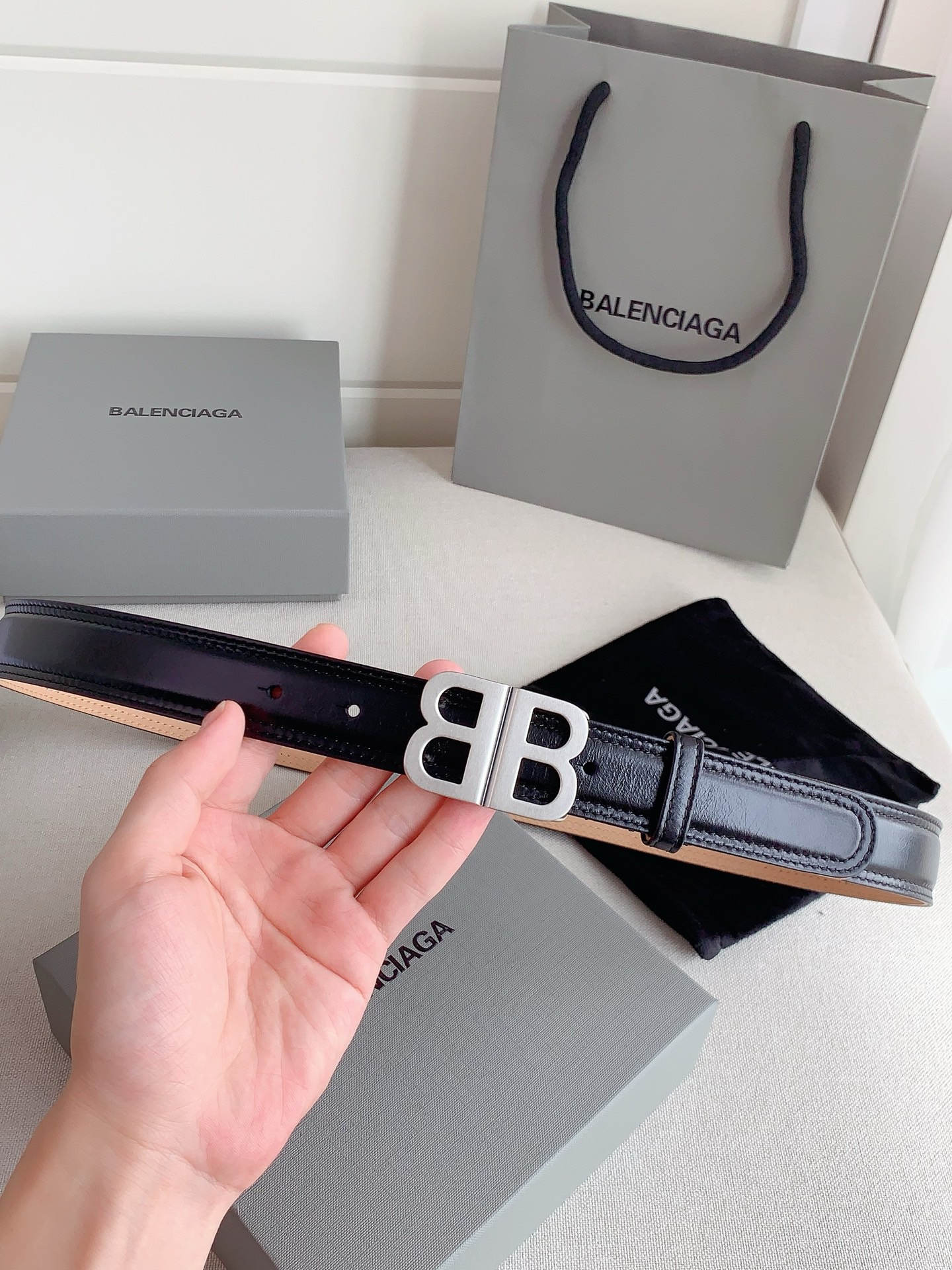 Balenciaga Belts Top Quality 30mm