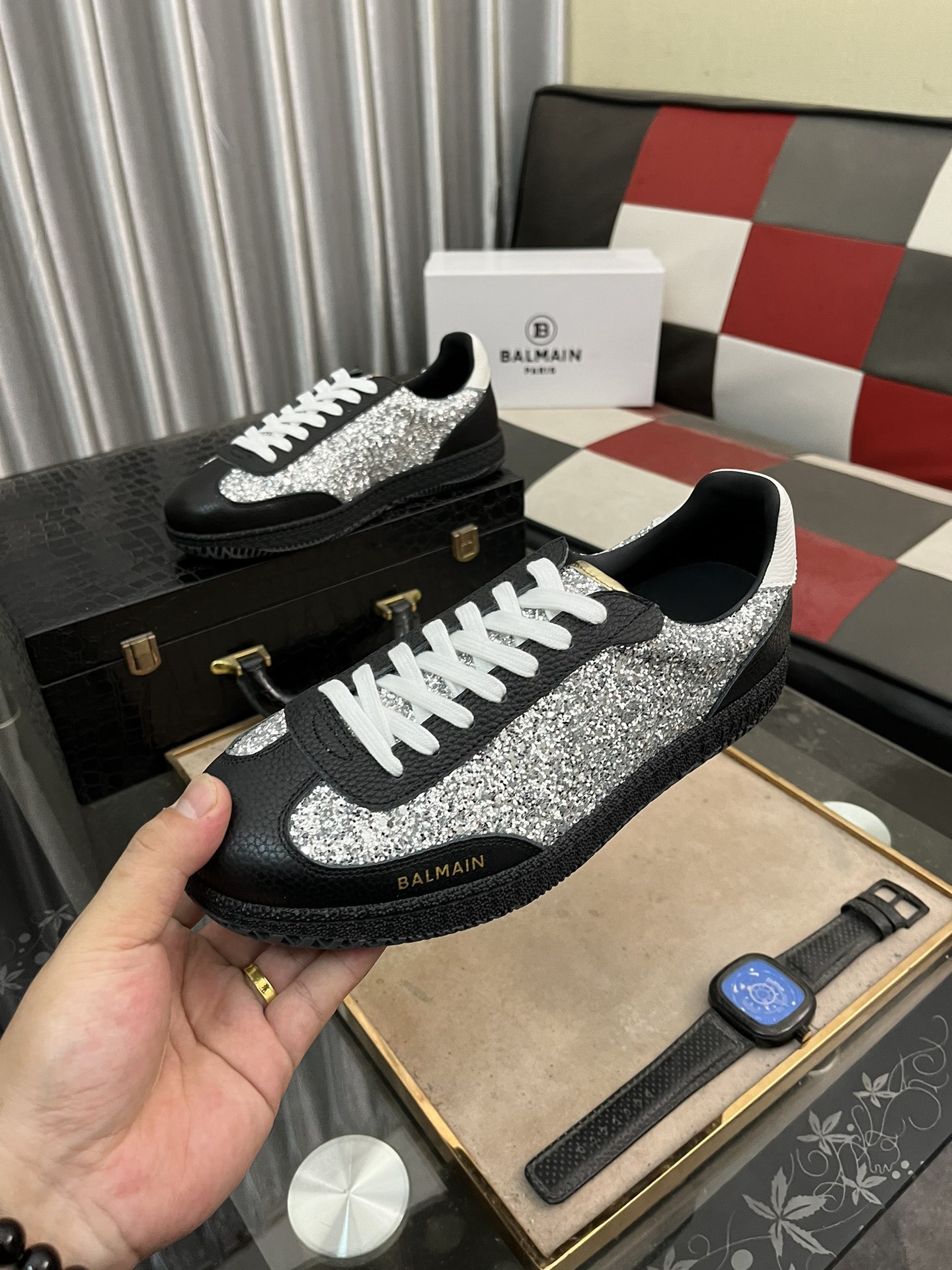 Women Men Top Quality B*almain shoes