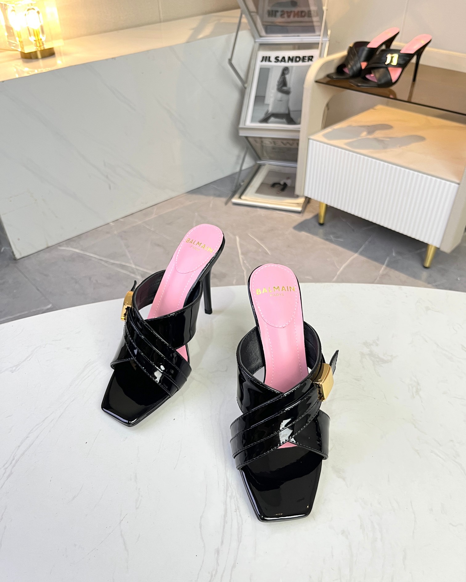 Women Top Quality B*almain shoes 10.5cm