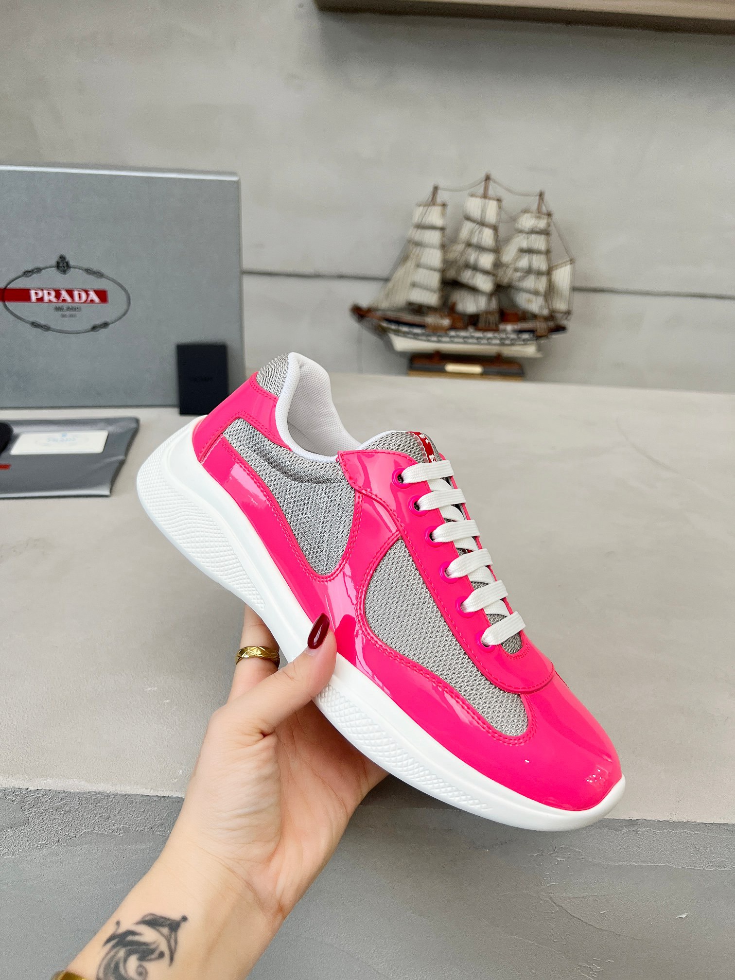 Women Men Top Quality P*rada shoes