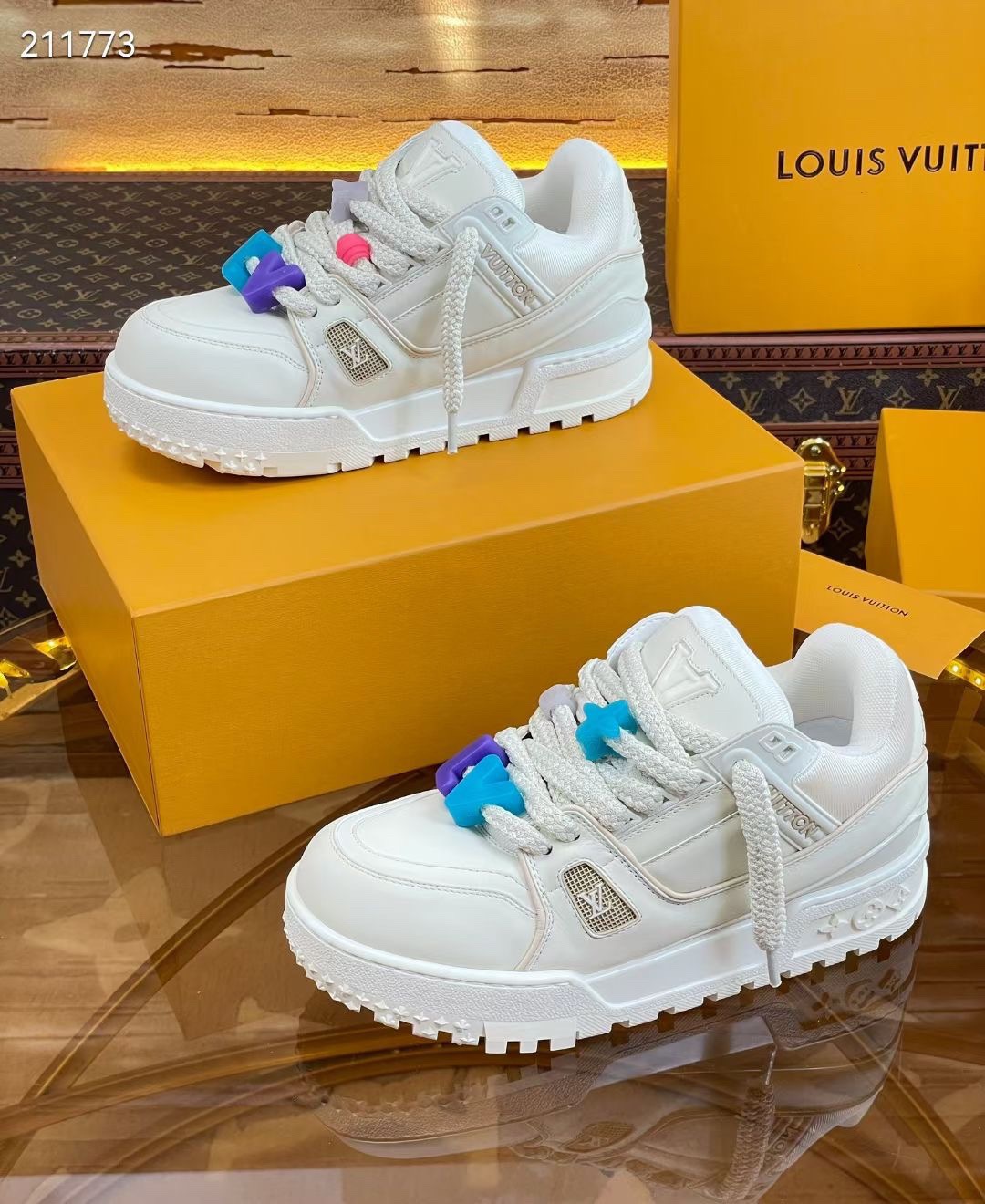 Men Women L*ouis V*uitton Top Sneaker L*V Trainer size 35-46