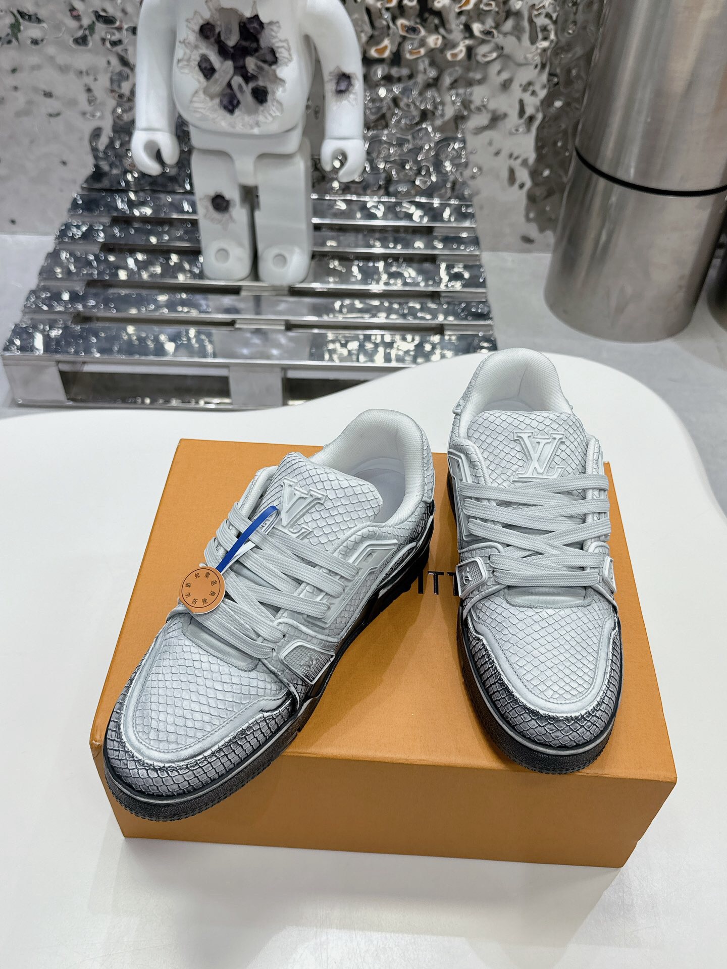 Men Women L*ouis V*uitton Top Sneaker L*V Trainer size 35-46