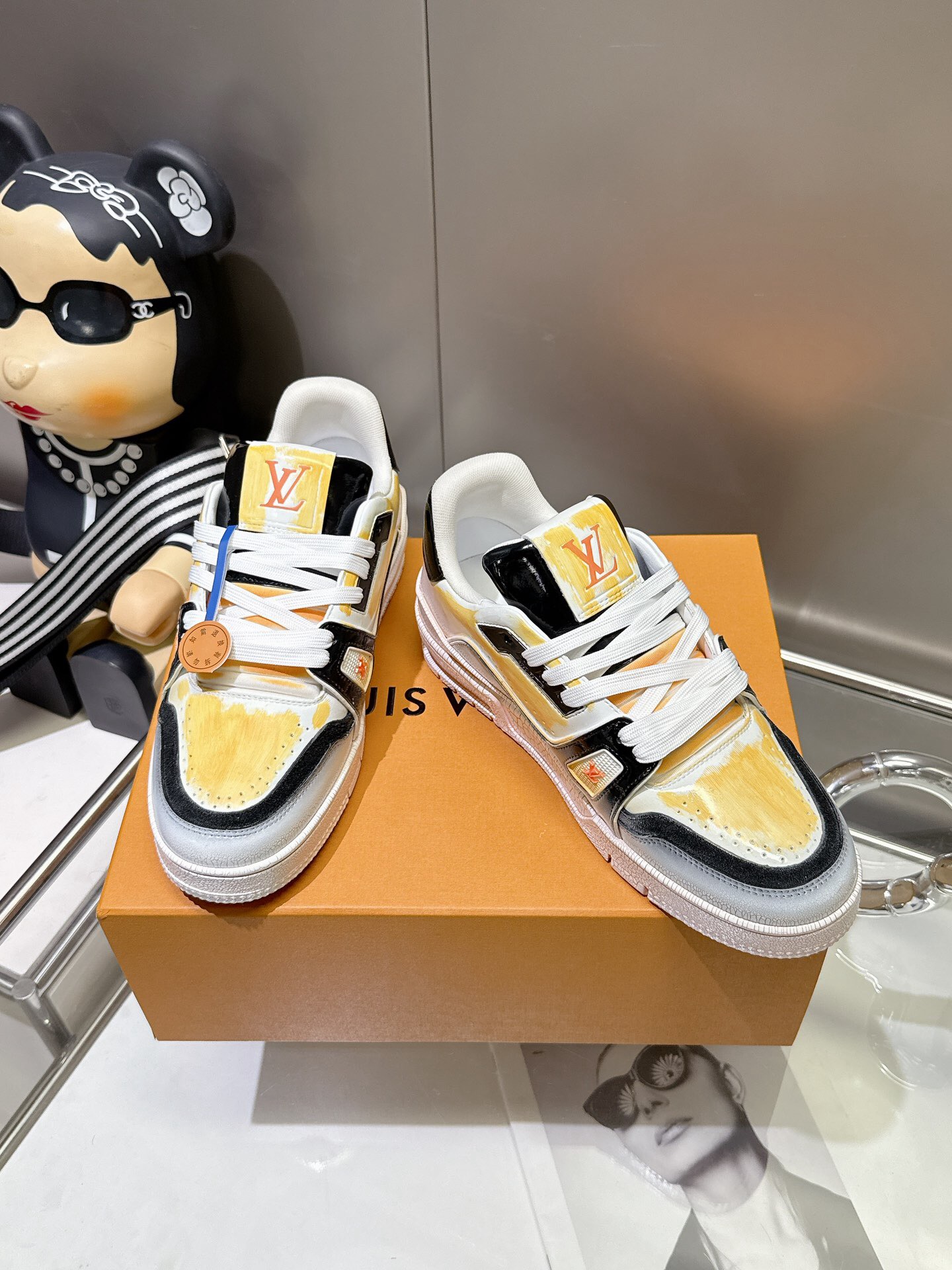 Men Women L*ouis V*uitton Top Sneaker L*V Trainer size 35-46