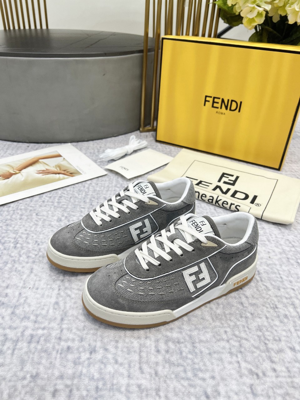 Men Women F*endi Top Sneakers size 35-46