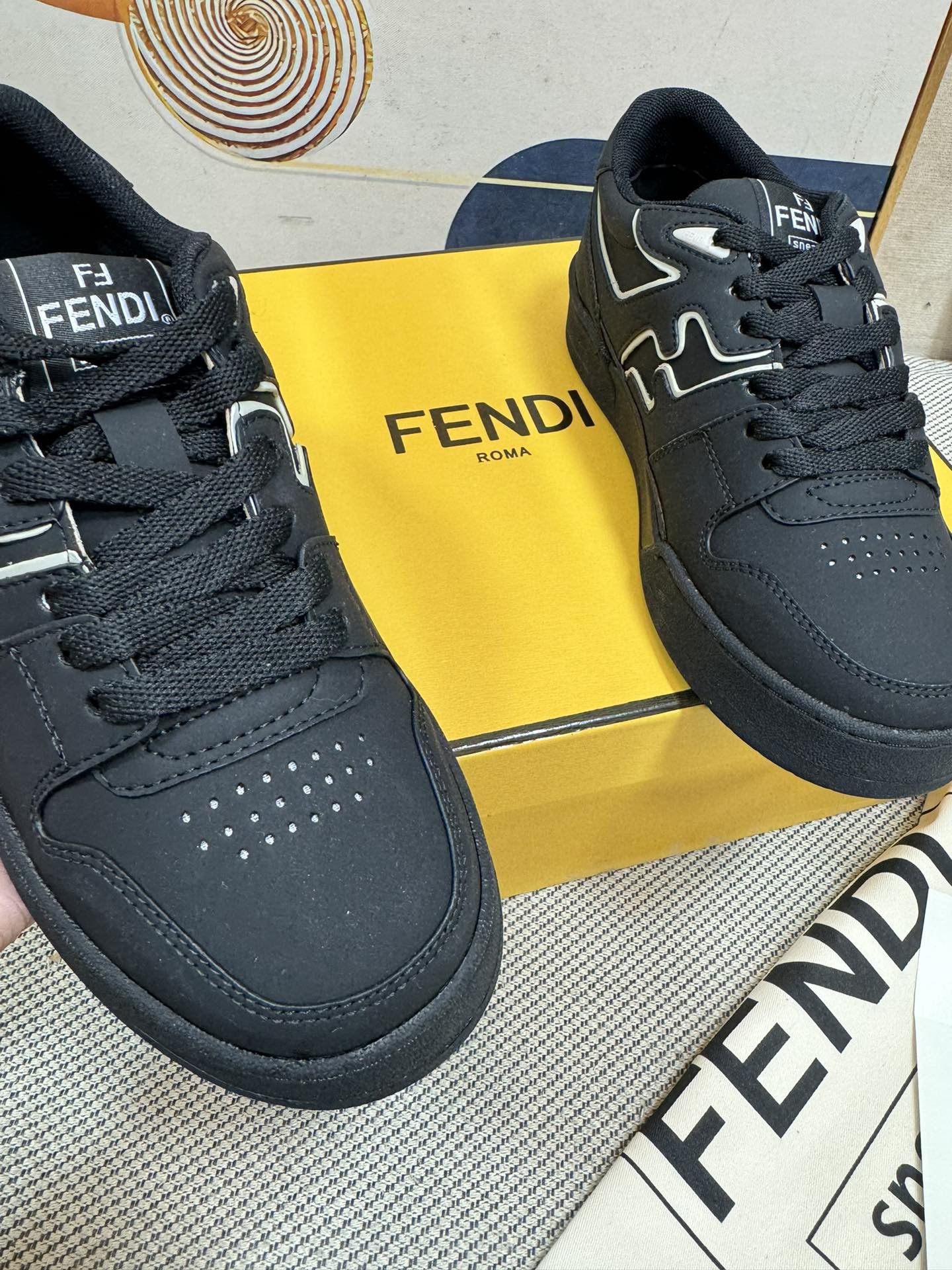 Men Women F*endi Top Sneakers size 35-46