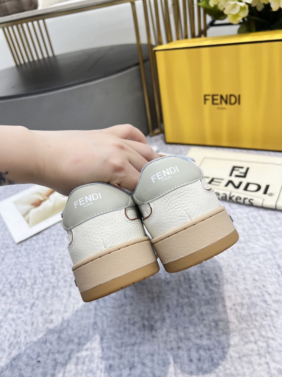 Men Women F*endi Top Sneakers size 35-46