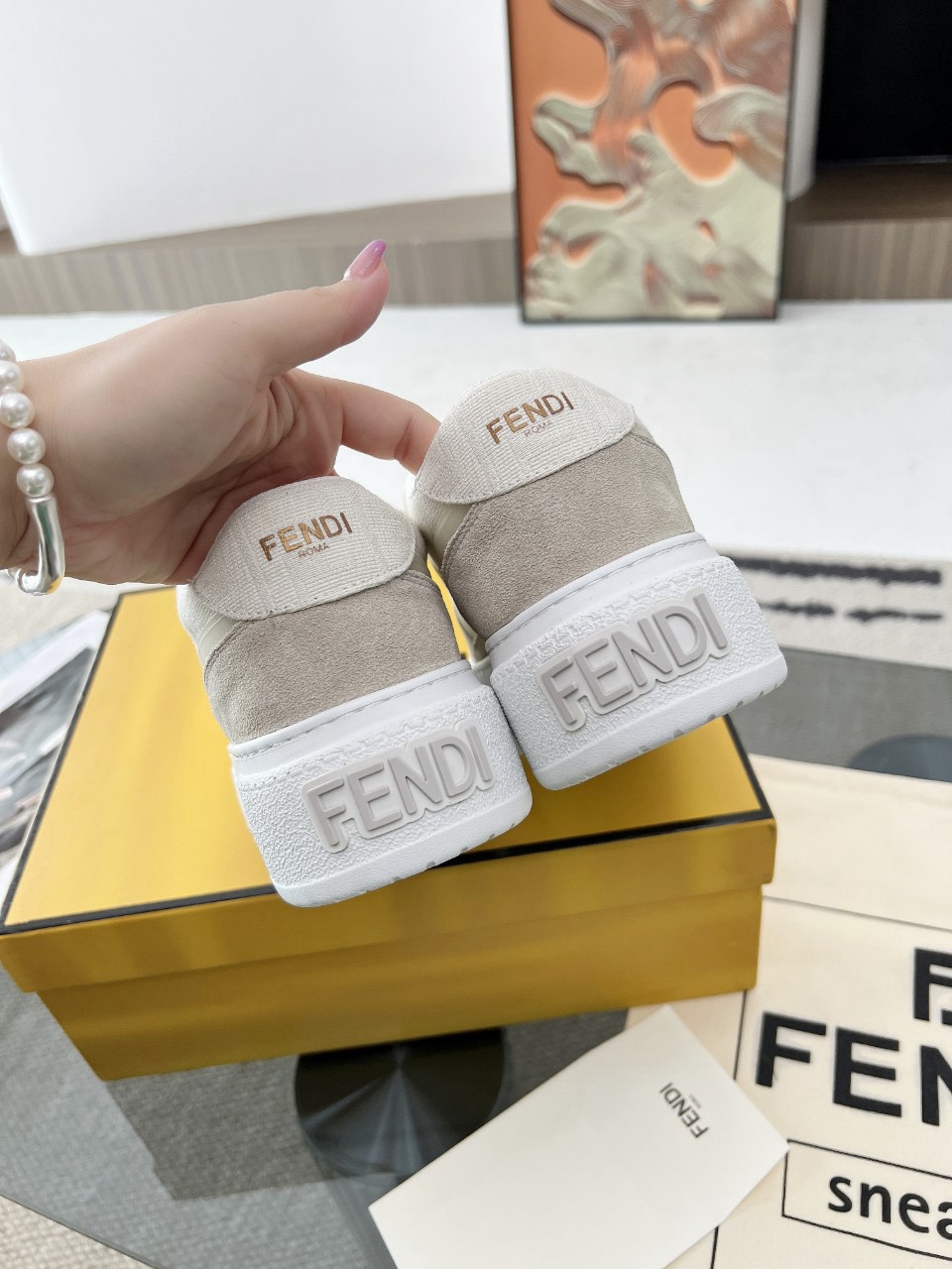 Men Women F*endi Top Sneakers size 35-46